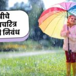 Umbrella's Autobiography Marathi Essay